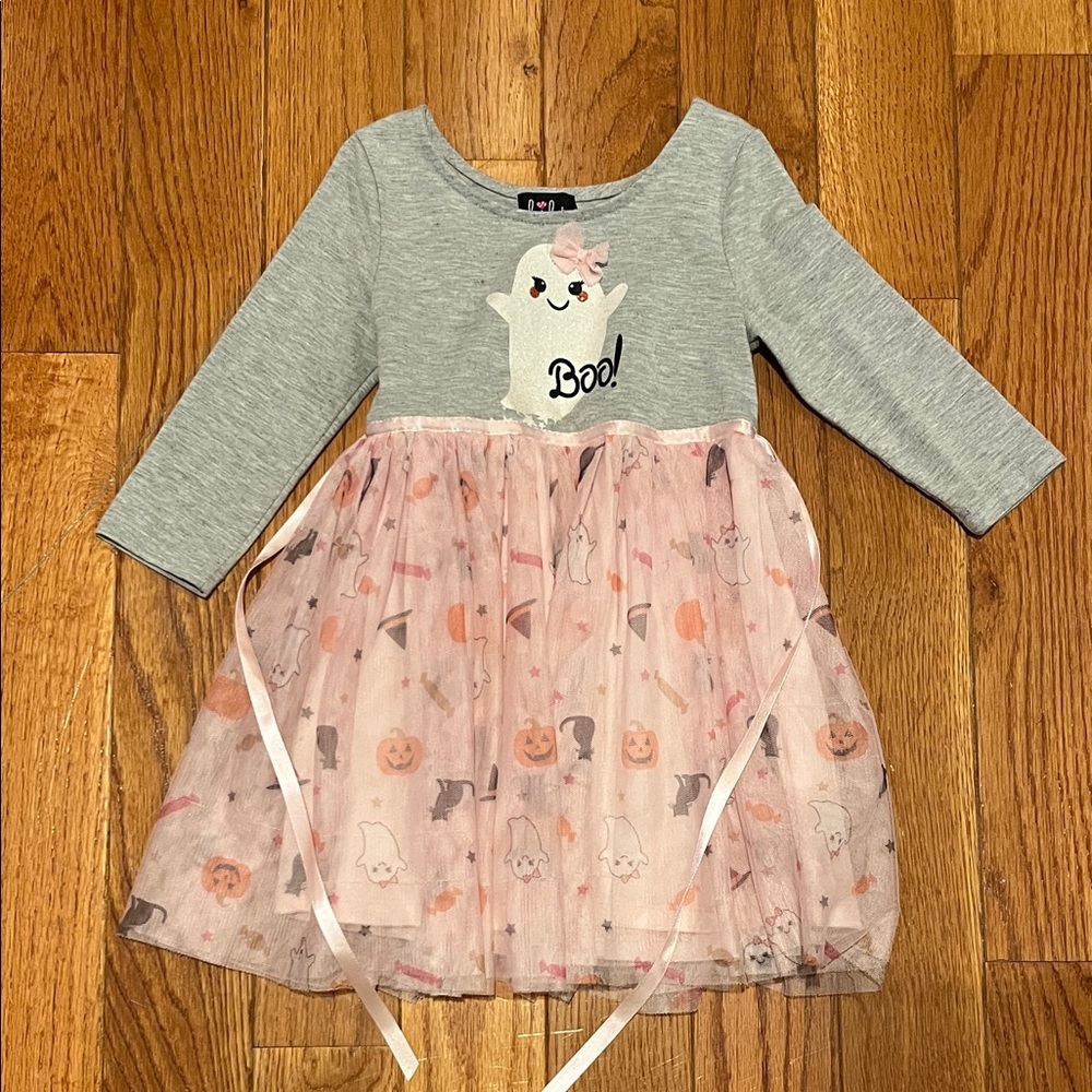 Lilt Gray and Pink Halloween Dress